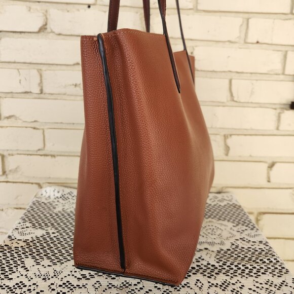 Coach Willow Colorblock Saddle Leather Shoulder Bag - Picture 6 of 11